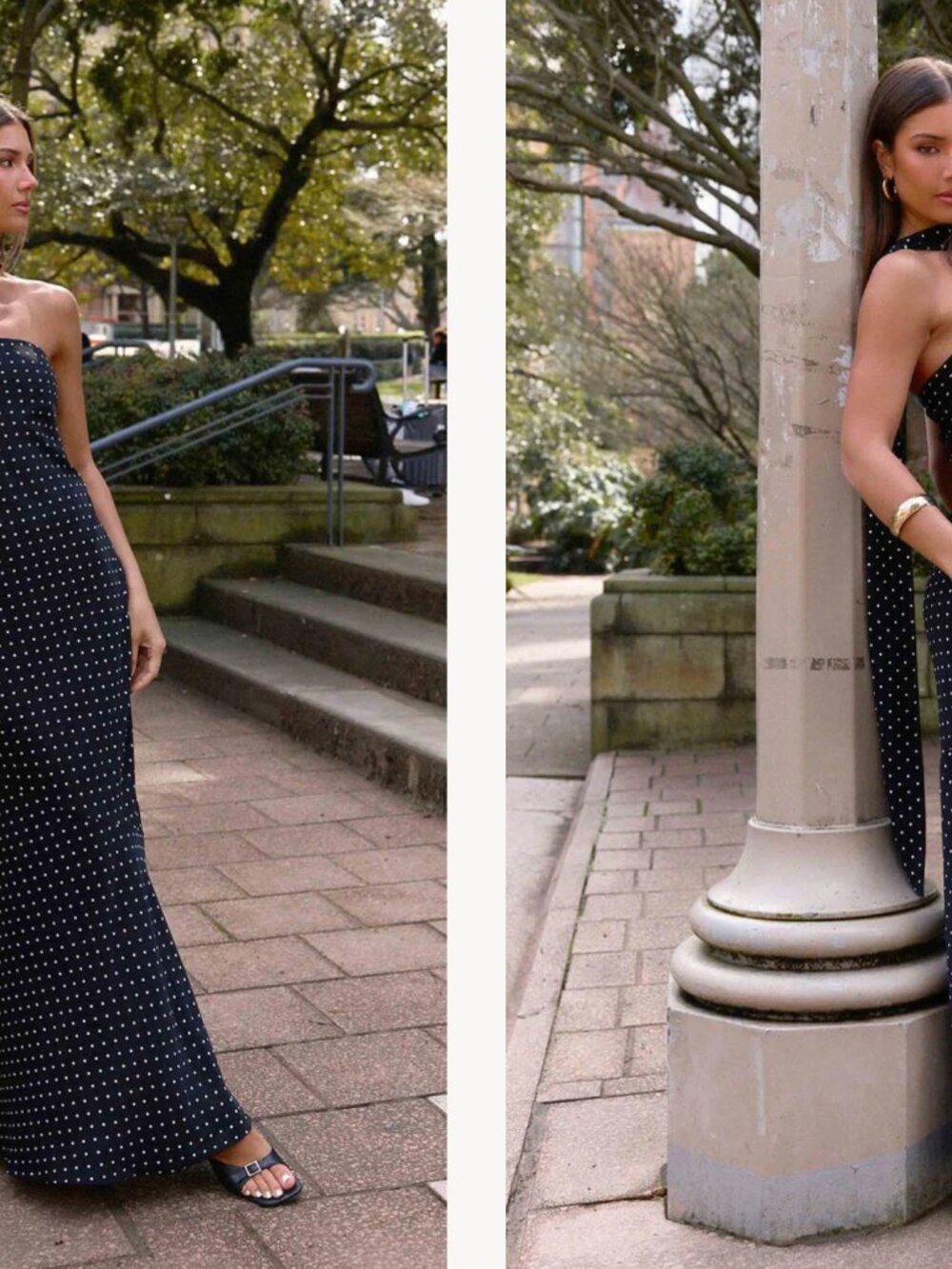 Under The Pagoda Maxi Dress in Black Polkadot - Picture 6 of 6
